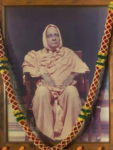 Swamiji in chair